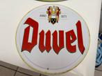 Panneau publicitaire rond en métal DUVEL, Enlèvement, Utilisé, Panneau, Plaque ou Plaquette publicitaire, Duvel