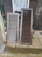 Set van 4 prachtige houten louvre luiken / shutters, Ophalen