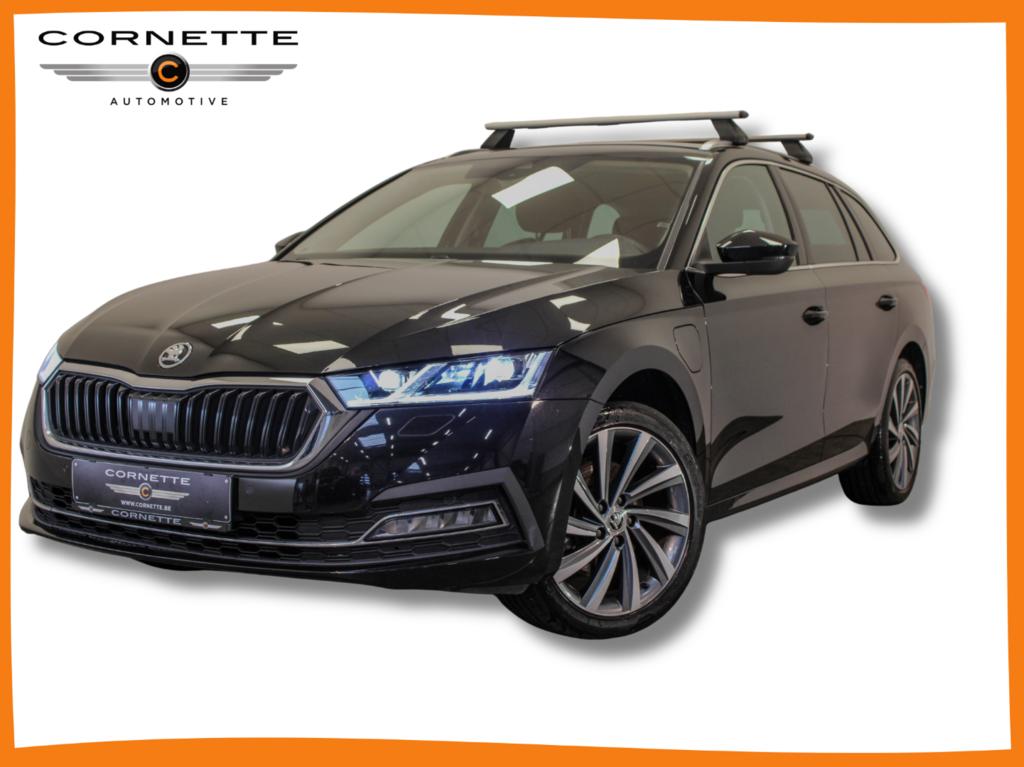 Skoda Octavia Combi 1.4 TSI PHEV 150KW DSG STYLE APPLE CARPL, Auto's, Skoda, Automaat, USB, Zwart, 31 g/km