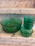 Arcoroc France glas bowl + 4 kleine schaaltjes, Antiek en Kunst, Ophalen of Verzenden