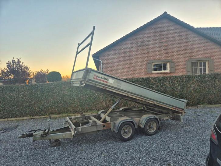 Nugent elektrische kipper 3500kg, Auto diversen, Aanhangers en Bagagewagens, Ophalen