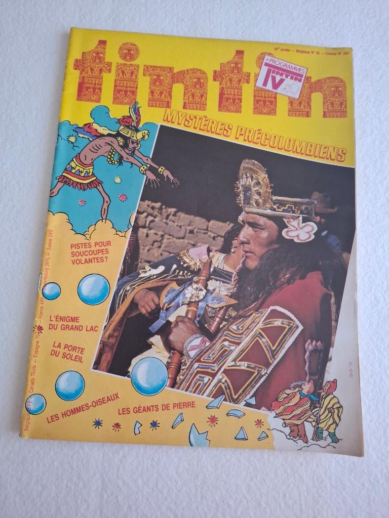 Magasine Tintin les sept boules de cristal du 28/8/79, Enlèvement ou Envoi, Utilisé, Hergé