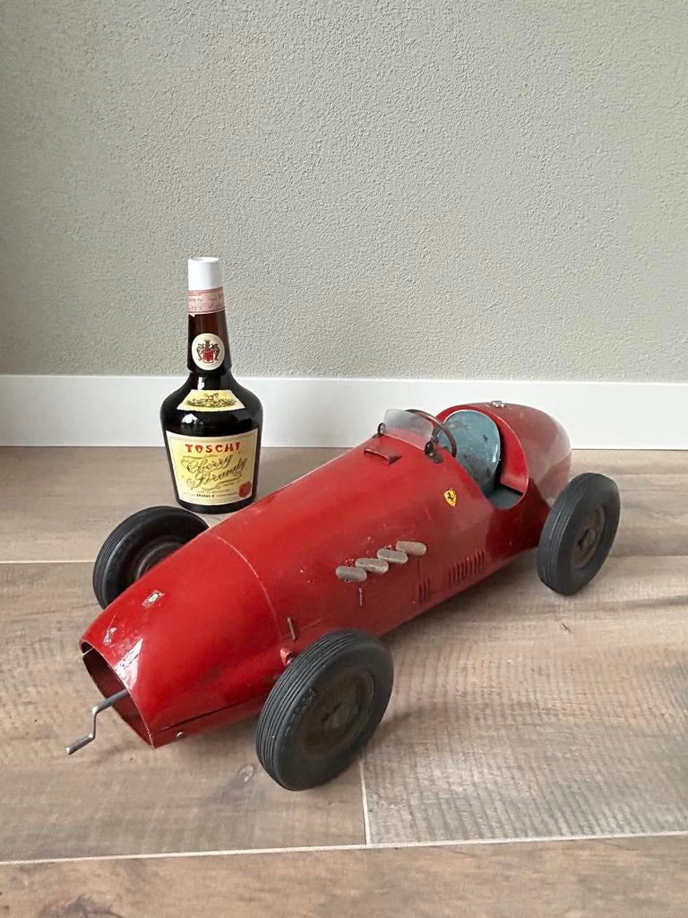 Toschi Ferrari 500 F2 zeer origineel en compleet, Antiek en Kunst, Antiek | Speelgoed, Ophalen