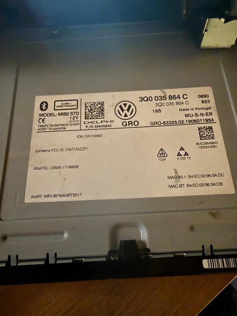 Volkswagen Discover Media MIB2 module PLUG&PLAY (Geen DAB), Autos : Divers, Autoradios, Utilisé, Enlèvement ou Envoi