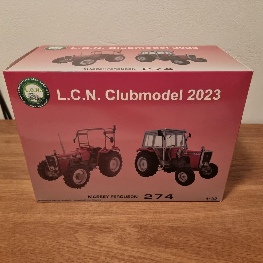 Massey Ferguson 274 LCN Club à 2 roues motrices, modèle 2023, Hobby & Loisirs créatifs, Voitures miniatures | 1:32, Enlèvement ou Envoi