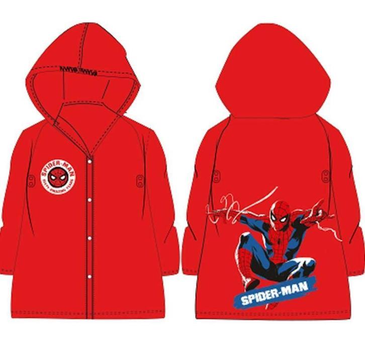 Spiderman Regenjas - Marvel - Maat 92/98, Kinderen en Baby's, Kinderkleding | Maat 92, Nieuw, Jongen, Jas, Ophalen of Verzenden