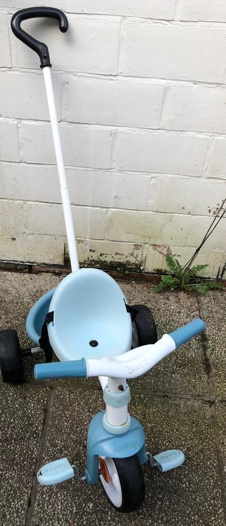 Driewieler Smoby Be Move Blauw, Ophalen, Zo goed als nieuw, Duwstang