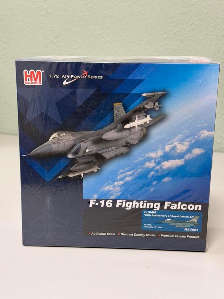 Hobby Master F-16AM Fighting Falcon 1:72 HA3881 Nieuw F16, Hobby en Vrije tijd, Modelbouw | Vliegtuigen en Helikopters, Nieuw