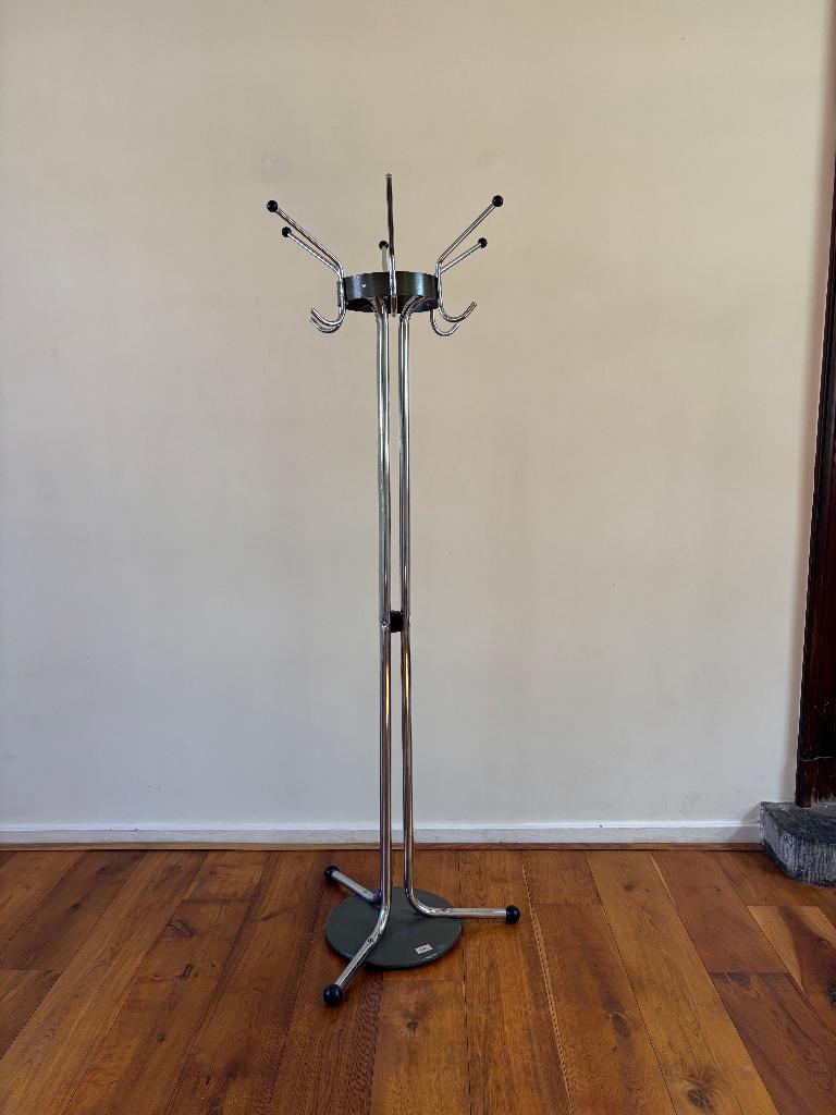 Porte-manteaux vintage Tubax 'Model 022' - Tubax, Maison & Meubles, Utilisé, Métal, Portemanteau sur pied, 150 à 200 cm