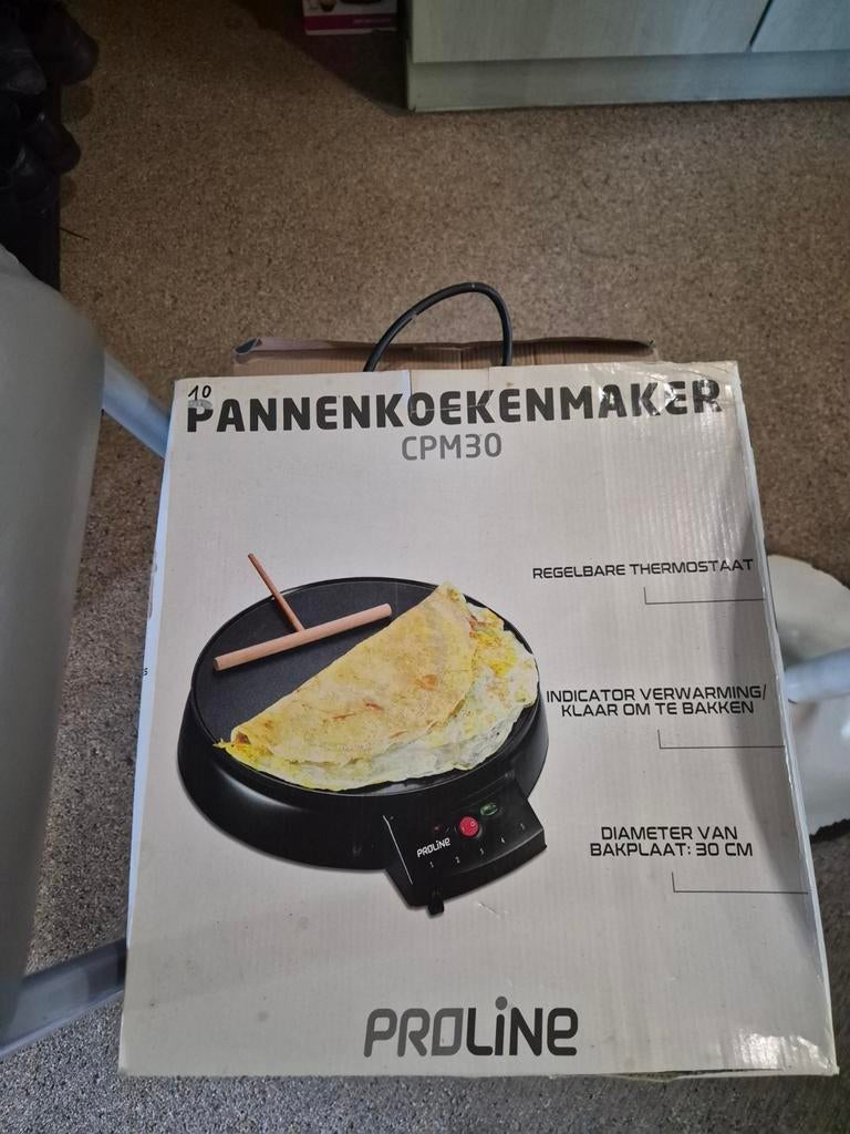 Pannenkoekenmaker, Ophalen, Gebruikt