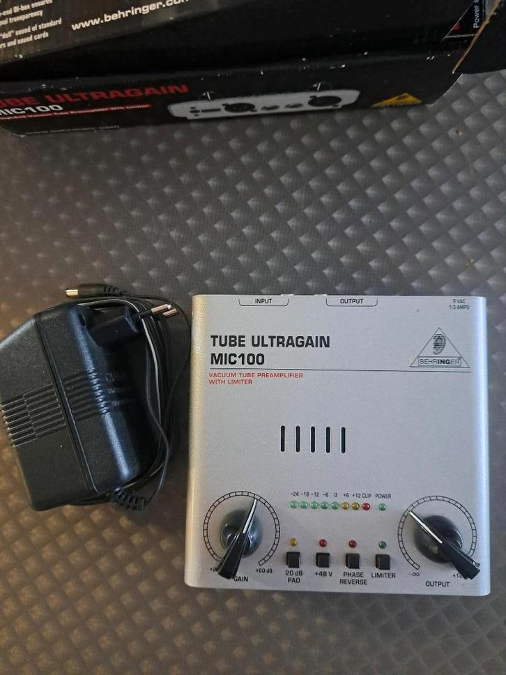 Tube Ultragain MIC100 Behringer, Muziek en Instrumenten, Effecten, Overige typen, Ophalen of Verzenden