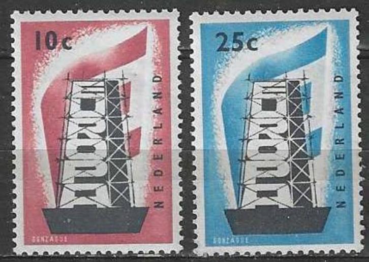 Nederland 1956 - Yvert 659-660 - Europa - Zinnebeeld (PF), Postzegels en Munten, Postzegels | Nederland, Postfris, Verzenden