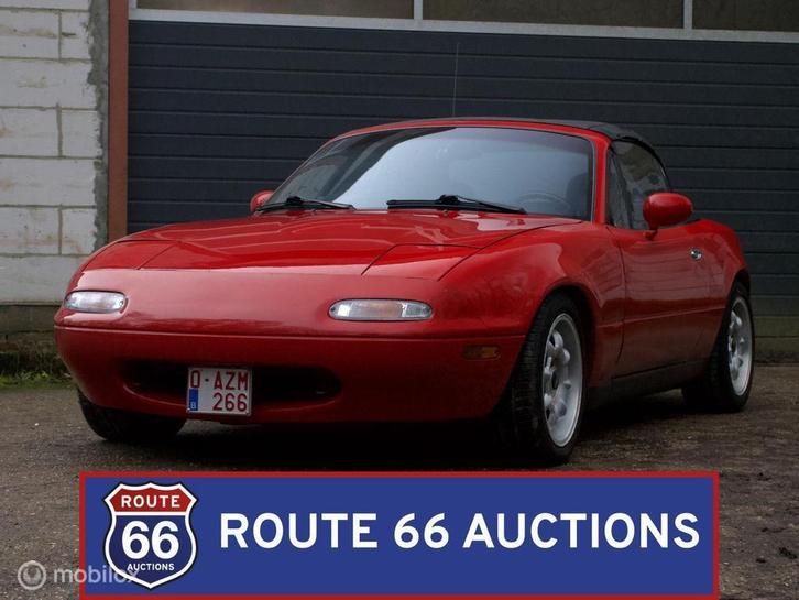 Mazda MX-5 Miata | 1990 | Route 66 Auctions, Autos, Oldtimers & Ancêtres, Entreprise, Achat, Mazda, Essence, Autre carrosserie