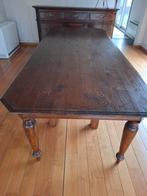 Massief houten eettafel 8personen, Antiek en Kunst, Ophalen