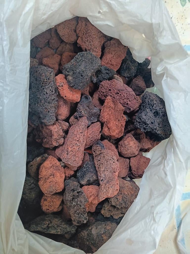 Pierres pour aquarium ou terrarium, Enlèvement