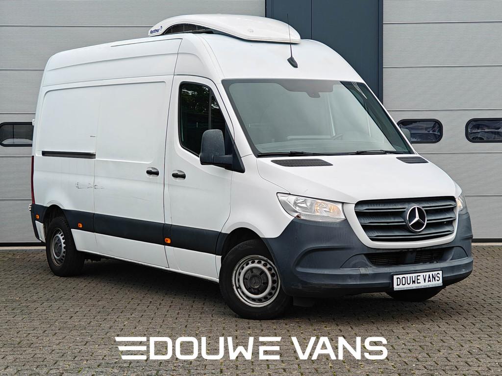 Mercedes-Benz Sprinter L2 H2 314 Koelwagen Kerstner MBUX Cam, Voorwielaandrijving, 4 deurs, Stof, Gebruikt