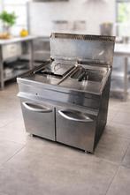 Professionele gas friteuse – 2 bakken – horeca kwaliteit, Ophalen, Gebruikt, Fornuis, Frituur en Grillen