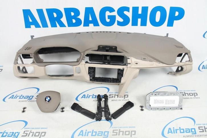 Airbag set - Dashboard beige BMW 3 serie F30 F31 F34, Autos : Pièces & Accessoires, Tableau de bord & Interrupteurs