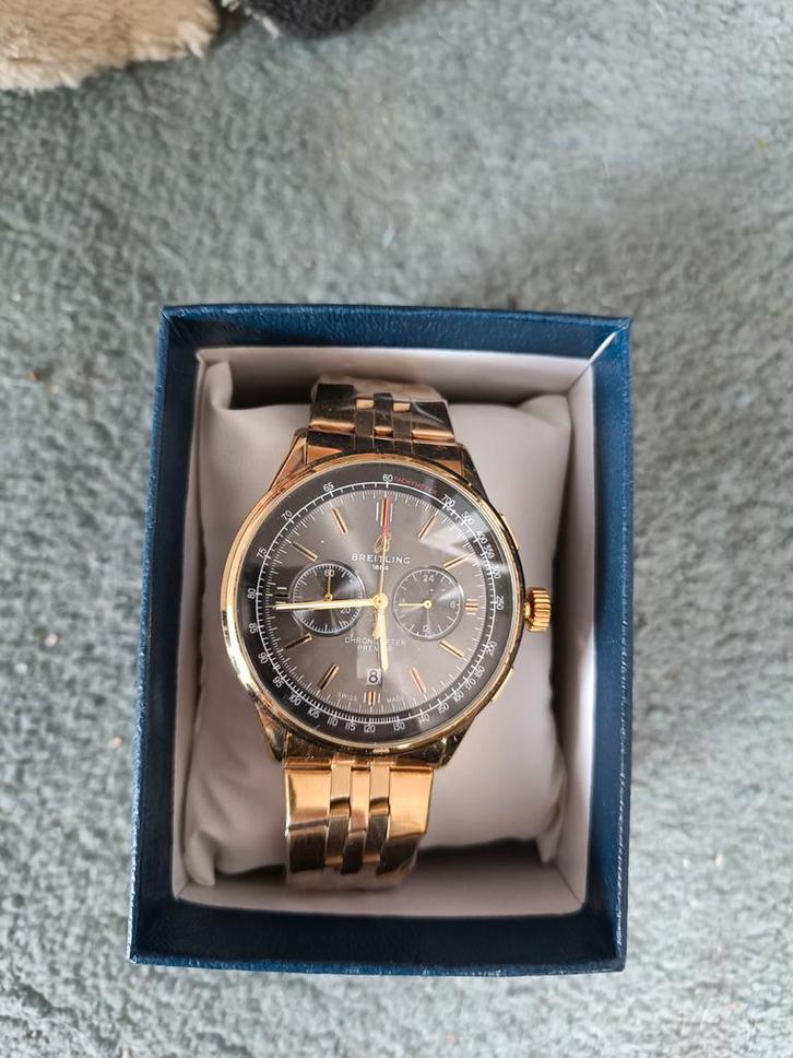 Prachtige Breitling Navitimer 1884 met werkende chronometer, Handtassen en Accessoires, Horloges | Heren, Nieuw, Polshorloge, Breitling