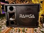 Panasonic Ramsa WS-A200E speakers – retro / vintage audio, Audio, Tv en Foto, Luidsprekerboxen, Gebruikt, 120 watt of meer, Front, Rear of Stereo speakers