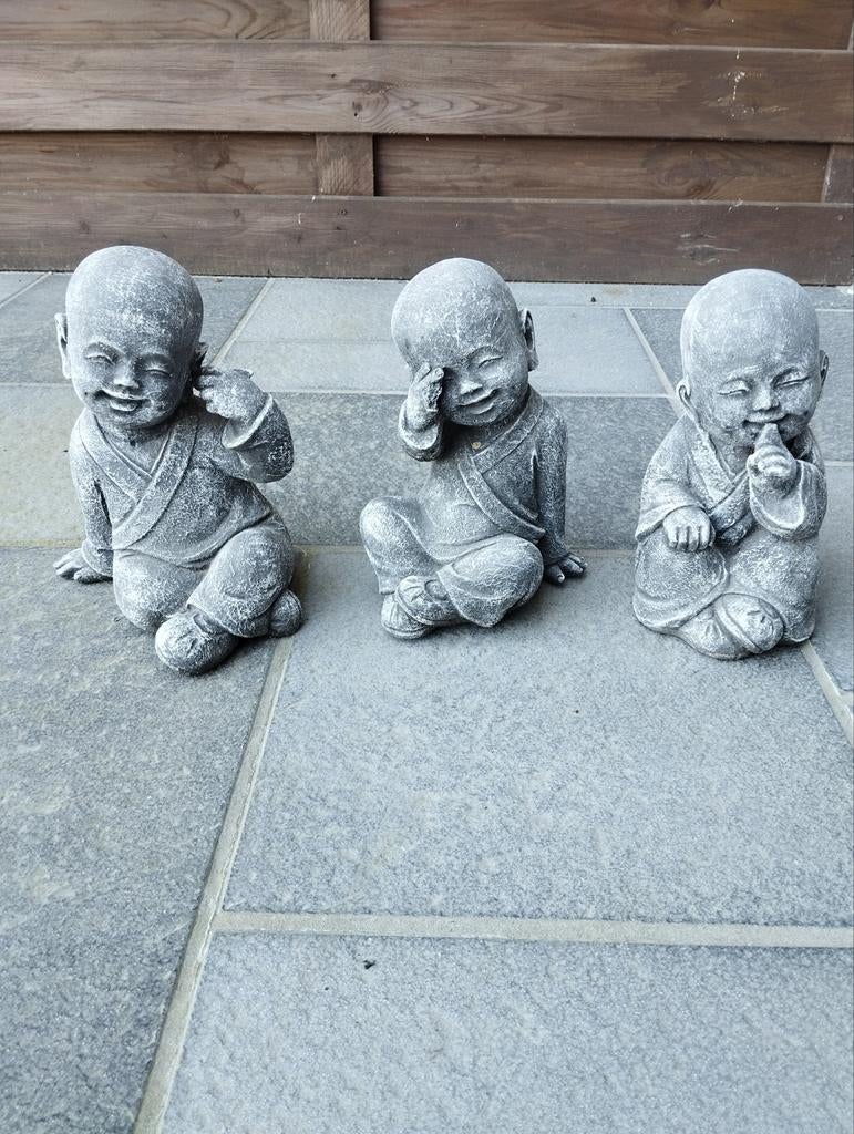 3 moines en béton, Jardin & Terrasse, Enlèvement