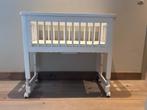 Troll wit houten cosleeper/aanschuifbed babywiegje, Enlèvement, Comme neuf, Berceau