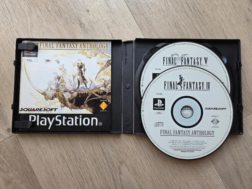Final Fantasy Anthology IV + V PS1 PlayStation 1-games 4 en, Ophalen, Gebruikt