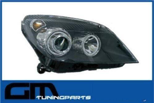 # Angel eyes koplampen opel astra H # zwarte uitvoering, Auto-onderdelen, Verlichting, -, -, Opel, Nieuw