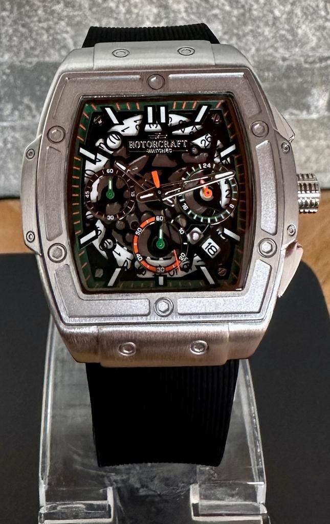 ROTORCRAFT UNIVERSE SPORT CHRONO TWV589€! 💯%NIEUW!, Handtassen en Accessoires, Sporthorloges, Nieuw, Ophalen of Verzenden