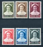 (B) 912/917 MH 1953 - Princesse Joséphine-Charlotte., Enlèvement ou Envoi, Non oblitéré, Trace d'autocollant