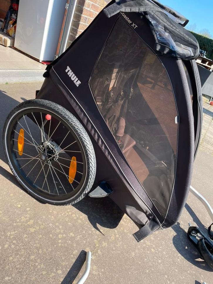 Thule coaster xt 2, Vélos & Vélomoteurs, Accessoires vélo | Remorques, Comme neuf, Enlèvement