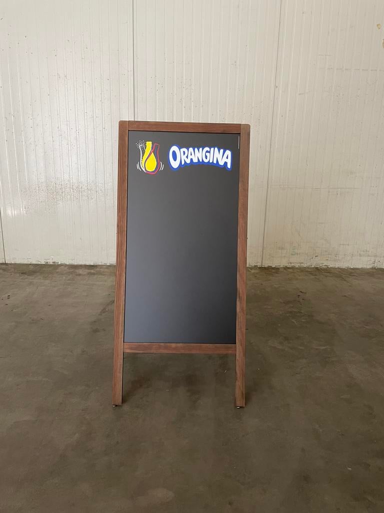 Vrijstaand reclamebord, restaurant, vrijstaand menubord., Diversen, Schoolborden, Ophalen, Zo goed als nieuw