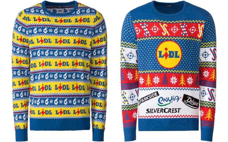 Pull de Noël Lidl (vintage) - taille M pour homme, Vêtements | Hommes, Pulls & Vestes, Neuf, Taille 48/50 (M), Enlèvement