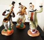 Beelden Clowns die instrumenten bespelen, Antiek en Kunst, Ophalen of Verzenden