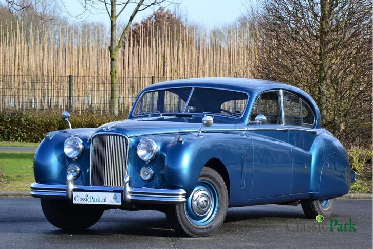 Jaguar MK VII 3.5 Litre Saloon (bj 1951), Auto's, Oldtimers, Bedrijf, Te koop, Lederen bekleding, Metaalkleur, Jaguar, Benzine