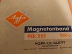 agfa magnetonband PER555 1000m +1 andere band, Audio, Tv en Foto, Bandrecorder, Ophalen of Verzenden, Onderdeel