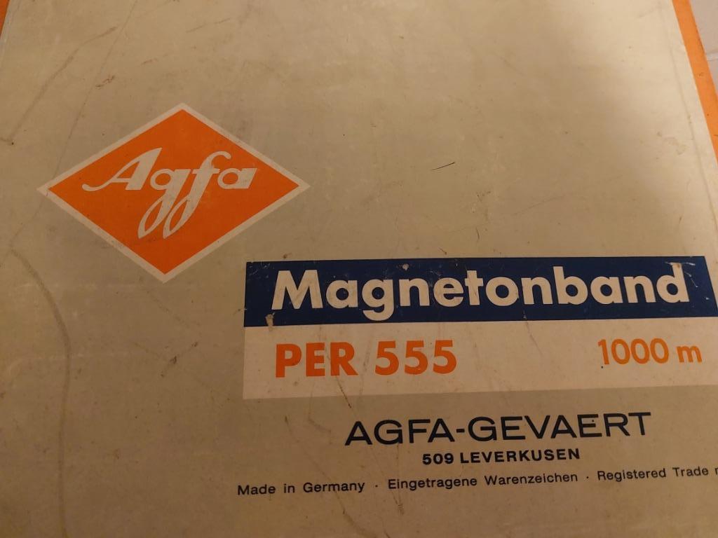 2 Bobines Revox AGFA GEVAERT PEM 468 - Aluminium 26,5 Cm - 1/4" - Occasion (taches)