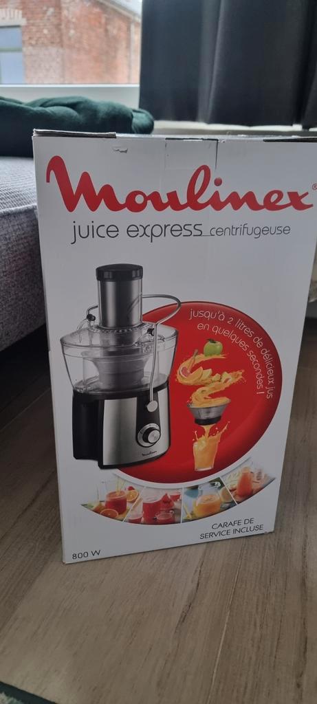 Moulinex sapcentrifuge – zo goed als nieuw (2x gebruikt), Electroménager, Extracteurs de jus, Presse-agrumes, Enlèvement ou Envoi