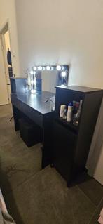 2 zwarte kasten + Schmink tafel, Huis en Inrichting, Ophalen of Verzenden, Zo goed als nieuw