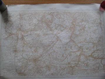 Carte de THUIN (originale), datée de 1939, au 1.40.000, édit beschikbaar voor biedingen