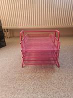Roze bureau organisator, Huis en Inrichting, Ophalen, Gebruikt