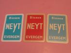 3 oude speelkaarten Bieren Neyt , Evergem (158), Verzamelen, Ophalen of Verzenden, Zo goed als nieuw, Speelkaart(en)