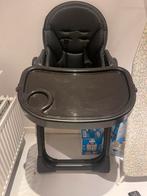 Zwarte eetstoel zo goed als nieuw., Kinderen en Baby's, Ophalen, Zo goed als nieuw