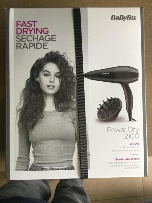 haardroger Babyliss fast drying power dry 2100 ref D563DE, Handtassen en Accessoires, Uiterlijk | Haarverzorging, Nieuw, Haardroger