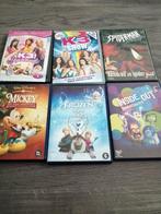 Lot van 6 dvd's K3, Disney en Spiderman, Cd's en Dvd's, Gebruikt, Tekenfilm, Ophalen