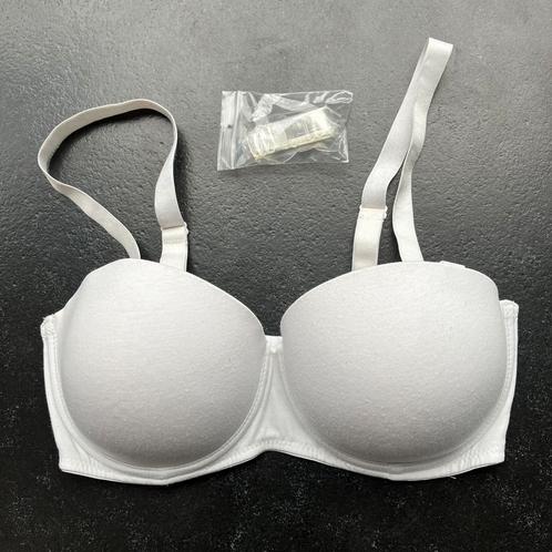 Voorgevormde witte balconette beha - EUR 75D / FR 90D, Kleding | Dames, Ondergoed en Lingerie, BH, Wit, Ophalen