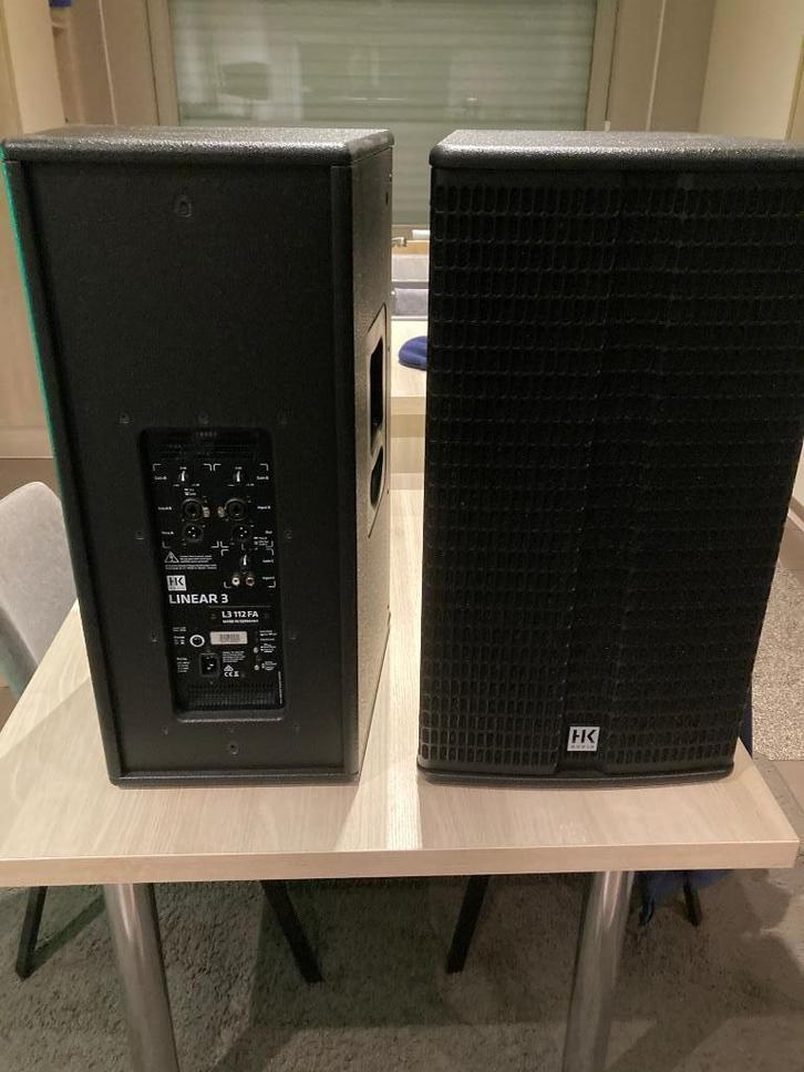HK Linear 3 112FA speakerset, Audio, Tv en Foto, Professionele apparaten, Zo goed als nieuw, Audio, Ophalen