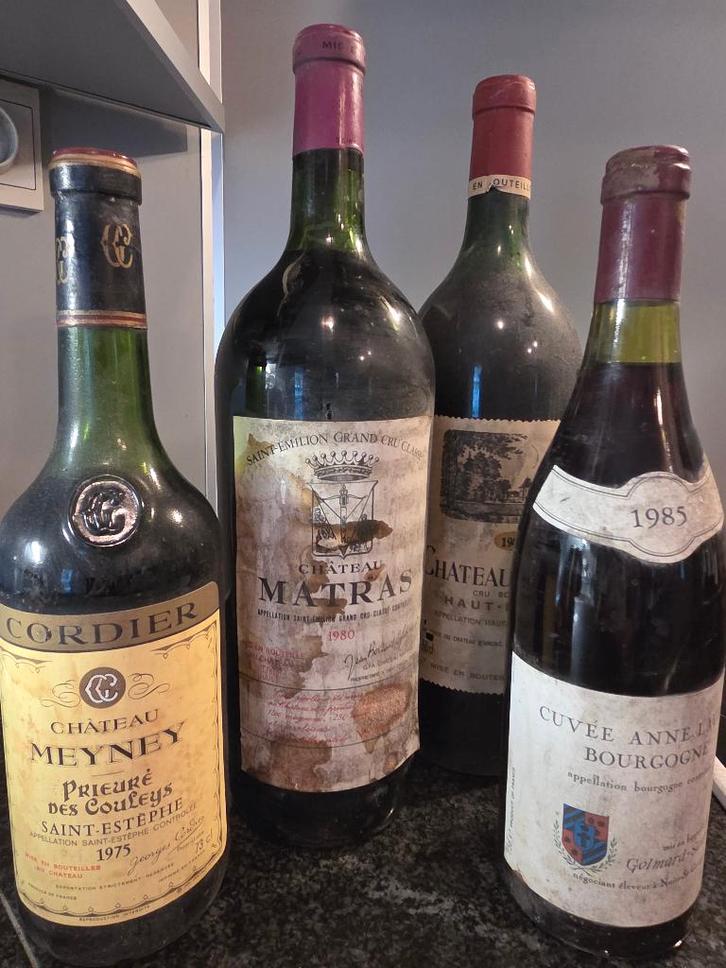 wijnen vintage, Verzamelen, Wijnen, Overige typen, Frankrijk, Ophalen