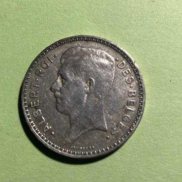 LeopoldIII Albert   20 Frank zilver pos.B beschikbaar voor biedingen