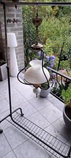Luminaire "suspension" avec dôme blanc  vintage, Ophalen